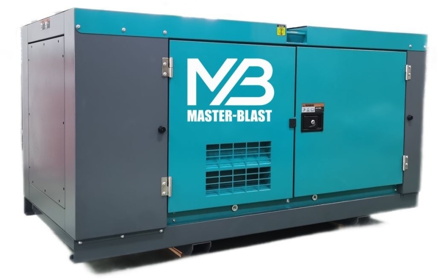 Винтовой компрессор Master Blast MB185B-7+AC (дизельный с осушителем) фото 1